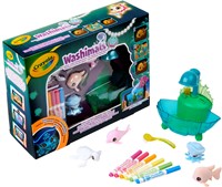 Crayola - Washimals Ocean Glow lagoon Tub Playset-2