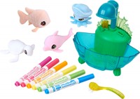 Crayola - Washimals Ocean Glow lagoon Tub Playset-3