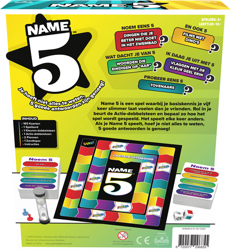 Goliath - Name 5 Boardgame (Refresh) NL-2