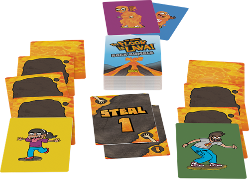 Goliath - The Floor Is Lava-  Lava Rush Card Game 12L-3