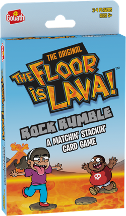 Goliath - The Floor Is Lava-  Lava Rush Card Game 12L