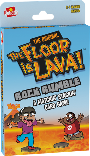 Goliath - The Floor Is Lava-  Lava Rush Card Game 12L