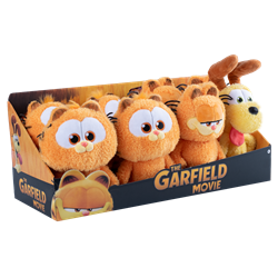 Goliath - CDU 8 Pcs Animagic - Garfield 8 Plush Asst