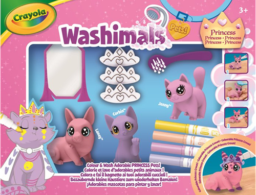 Crayola - Washimals Pastel Princess Pets