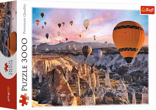 Trefl 3000 - Balloons over Cappadocia