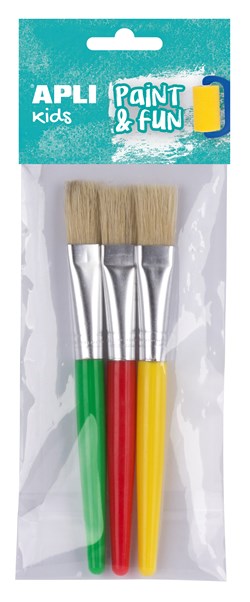 APLI - Jumbo Penseel 1,6Cm 3 stuks