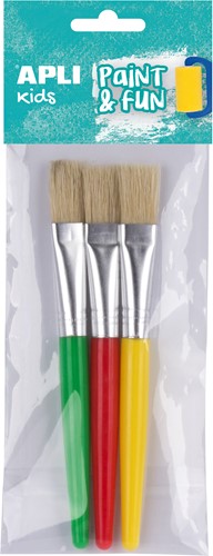APLI - Jumbo Penseel 1,6Cm 3 stuks