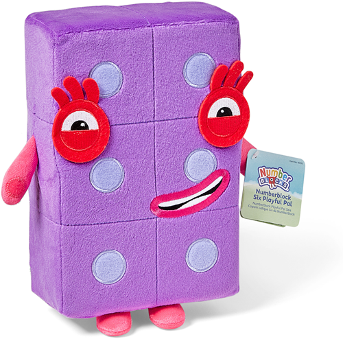 Learning Resources - Numberblocks™ Numberblock Six Playful Pal
