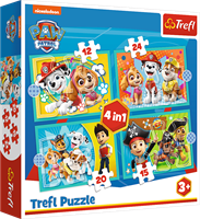 Trefl 4in1 - Happy Paw Patrol team / Viacom PAW Patrol