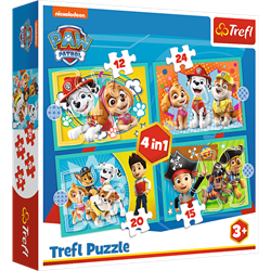 Trefl 4in1 - Happy Paw Patrol team / Viacom PAW Patrol