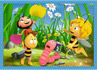 Trefl 4in1 (12, 15, 20, 24) - Maya the Bee adventures / Studio 100 Maya the Bee-2