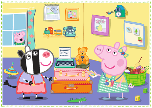 Trefl 4in1 - Holiday reccolection / Peppa Pig-3