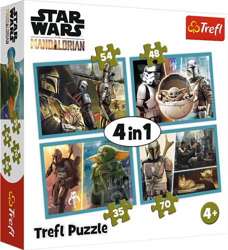 Trefl 4in1M - The Mandalorian / Lucasfilm Star Wars The Mand