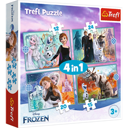 Trefl 4in1 - The amazing world of Frozen / Disney Frozen 2