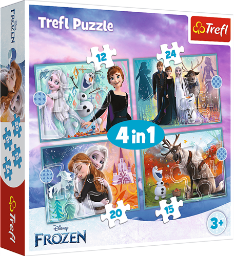 Trefl 4in1 - The amazing world of Frozen / Disney Frozen 2