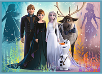 Trefl 4in1 - The amazing world of Frozen / Disney Frozen 2-3