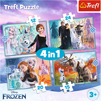 Trefl 4in1 - The amazing world of Frozen / Disney Frozen 2-2