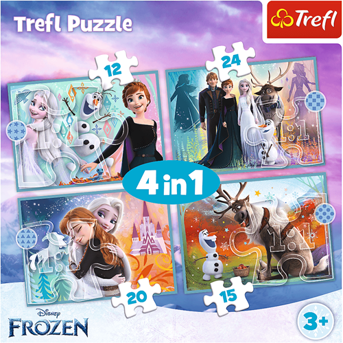 Trefl 4in1 - The amazing world of Frozen / Disney Frozen 2-2
