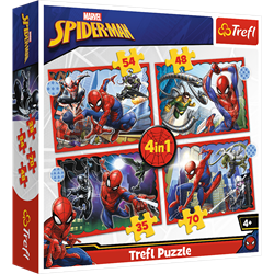 Trefl 4in1M - The heroic Spider-Man / Disney Marvel Spiderma