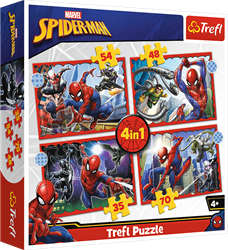 Trefl 4in1M - The heroic Spider-Man / Disney Marvel Spiderma