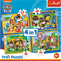 Trefl 4in1M - Holiday Paw Patrol / Viacom PAW Patrol-2