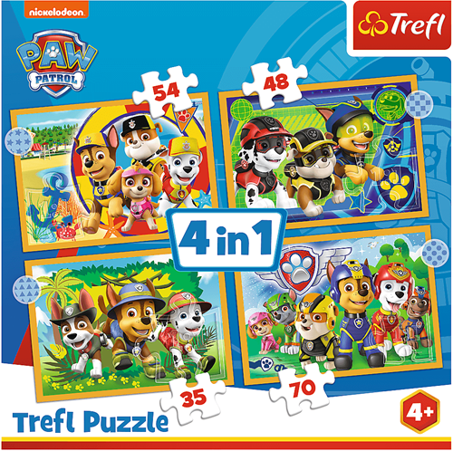 Trefl 4in1M - Holiday Paw Patrol / Viacom PAW Patrol-2