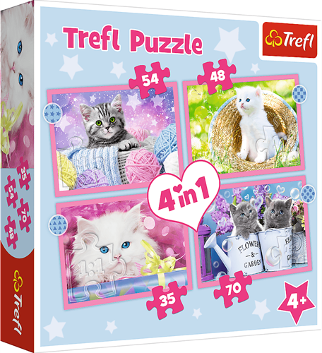 Trefl 4in1 - Fun cats