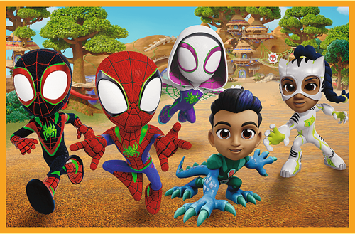 Trefl 2x24 - Spidey and dinosaurs / Spidey and his Amazing Friends Marvel_FSC Mix 70%-3