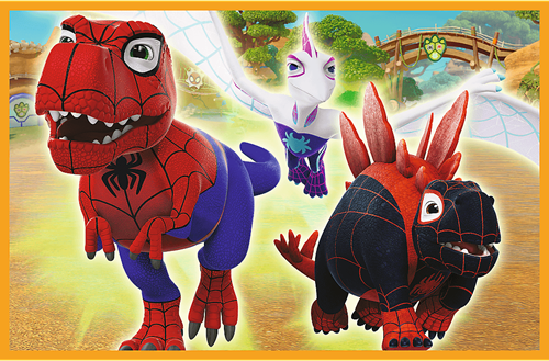 Trefl 2x24 - Spidey and dinosaurs / Spidey and his Amazing Friends Marvel_FSC Mix 70%-2