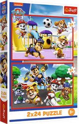 Trefl 2x24 - Doggy day of fun / Viacom PAW Patrol_FSC Mix 70%