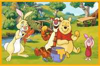 Trefl 2x24 - Day in the garden/ Disney Winnie the Pooh_FSC Mix 70%-3