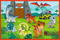 Trefl 2x24 - Little dinosaurs / Universal Jurassic World_FSC Mix 70%-2