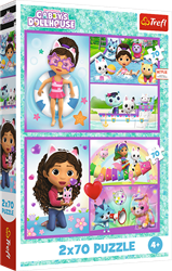 Trefl 2x70 - Play with Gabby / Universal Gabby's Dollhouse_FSC Mix 70%