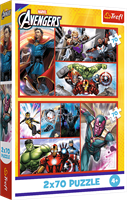 Trefl 2x70 - Become a hero / Disney Marvel The Avengers_FSC Mix 70%