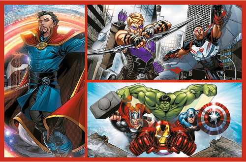Trefl 2x70 - Become a hero / Disney Marvel The Avengers_FSC Mix 70%-2