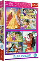 Trefl 2x70 - Fairy tale days / Disney Princess_FSC Mix 70%