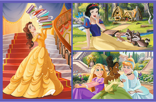 Trefl 2x70 - Fairy tale days / Disney Princess_FSC Mix 70%-3