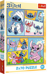 Trefl 2x70 - There's no boredom with Stitch / Disney Lilo&Stitch_FSC Mix 70%