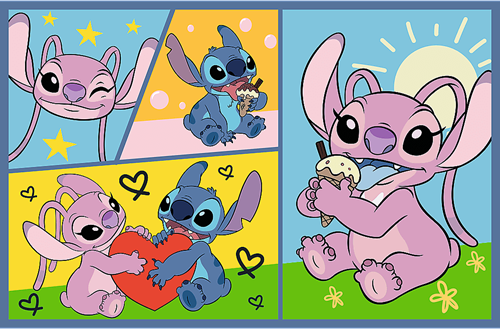 Trefl 2x70 - There's no boredom with Stitch / Disney Lilo&Stitch_FSC Mix 70%-3
