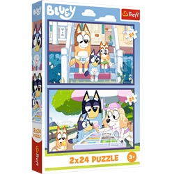 Trefl 2x24 - Funny Bluey / BBC Bluey_FSC Mix 70%