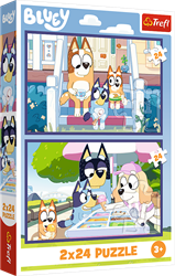 Trefl 2x24 - Funny Bluey / BBC Bluey_FSC Mix 70%
