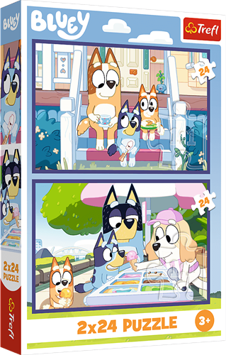 Trefl 2x24 - Funny Bluey / BBC Bluey_FSC Mix 70%