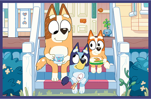 Trefl 2x24 - Funny Bluey / BBC Bluey_FSC Mix 70%-3