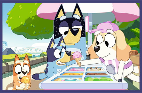 Trefl 2x24 - Funny Bluey / BBC Bluey_FSC Mix 70%-2
