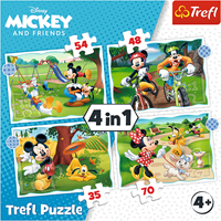 Trefl 4in1 - Mickey Mouse nice day / Disney Standard Characters-2