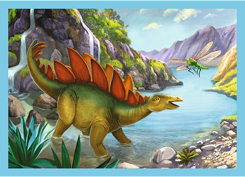 Trefl 4in1 (12, 15, 20, 24) - Unique dinosaurs-2