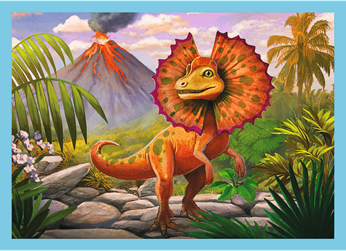 Trefl 4in1 (12, 15, 20, 24) - Unique dinosaurs-3