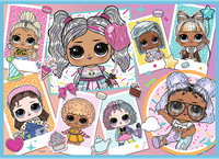 Trefl 4in1 - Meet the dolls / MGA LOL Surprise!-2