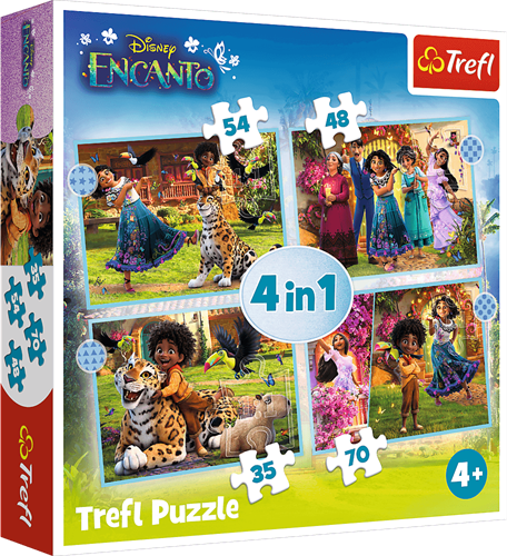 Trefl 4in1M - Our magical Encanto / Disney Encanto