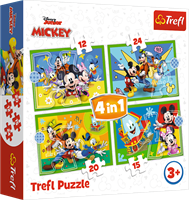 Trefl 4in1 - Among the friends / Disney Mickey Mouse Funhous
